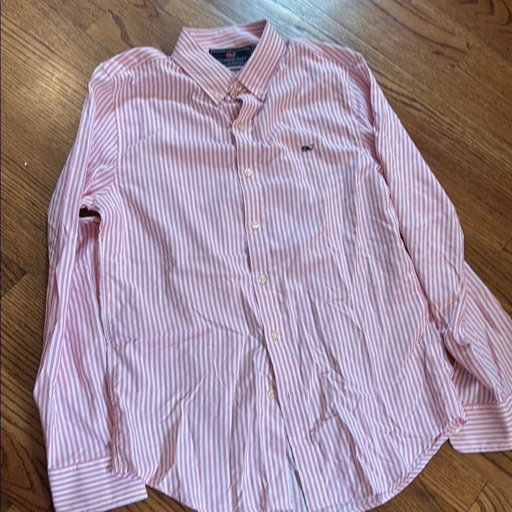 Men's Pink Striped Shirt